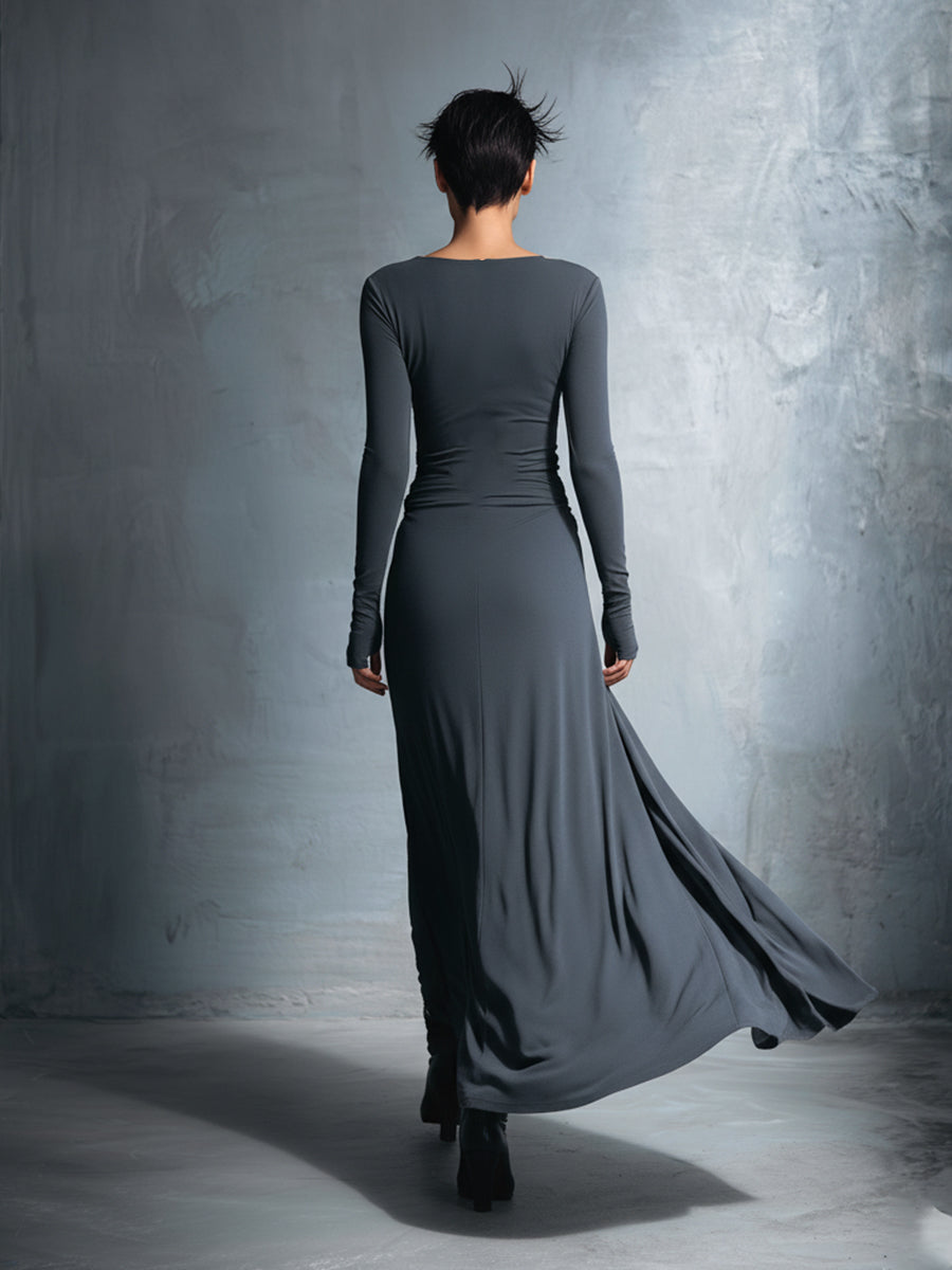 Victoria | Vestido con nudo lateral - Ana ruiz 