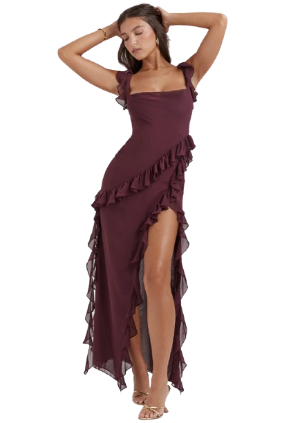 Luz | Vestido Deslumbrante con Volantes - Ana ruiz 