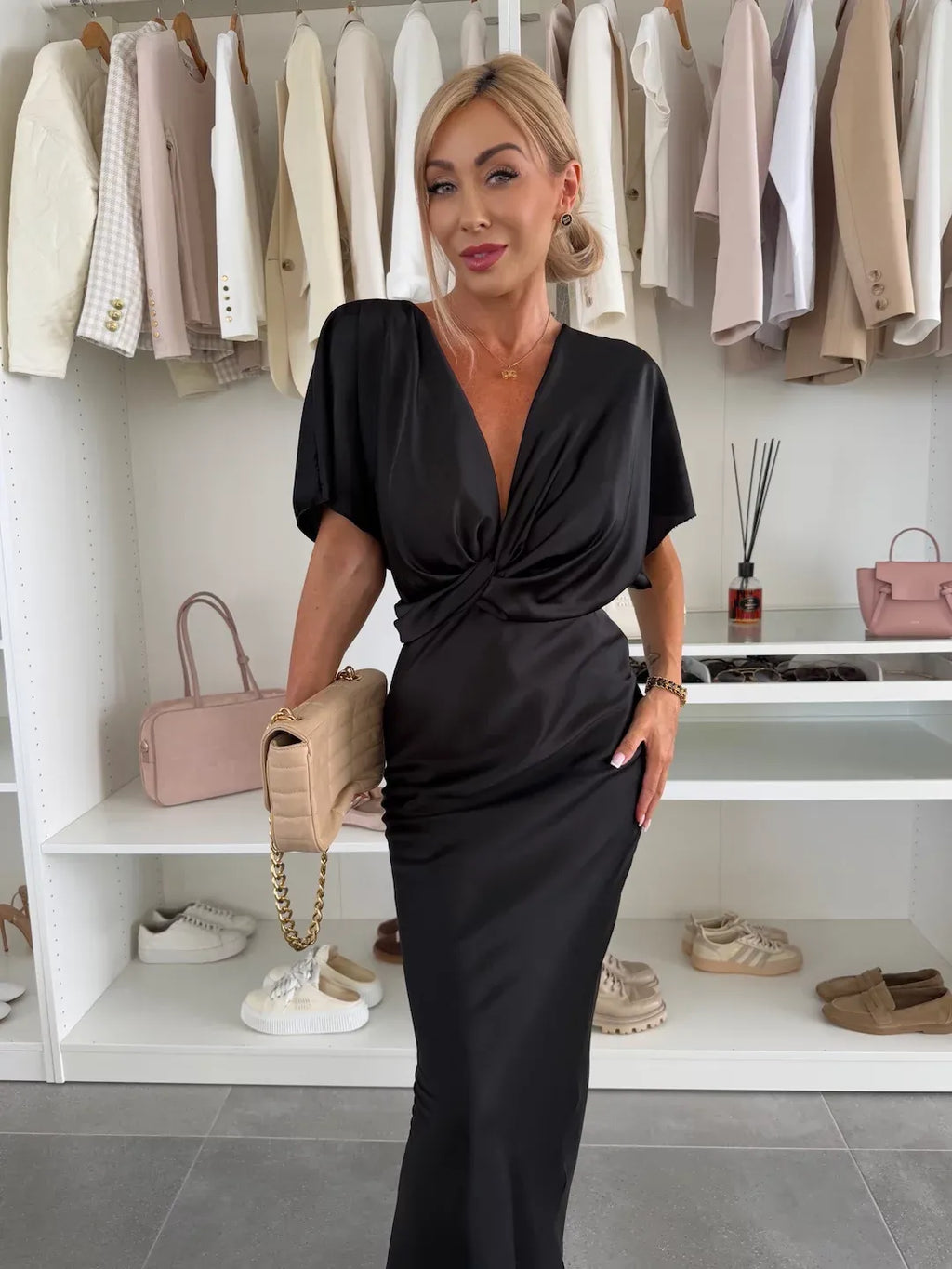 Mernes | Vestido con nudo cruzado - Ana ruiz 