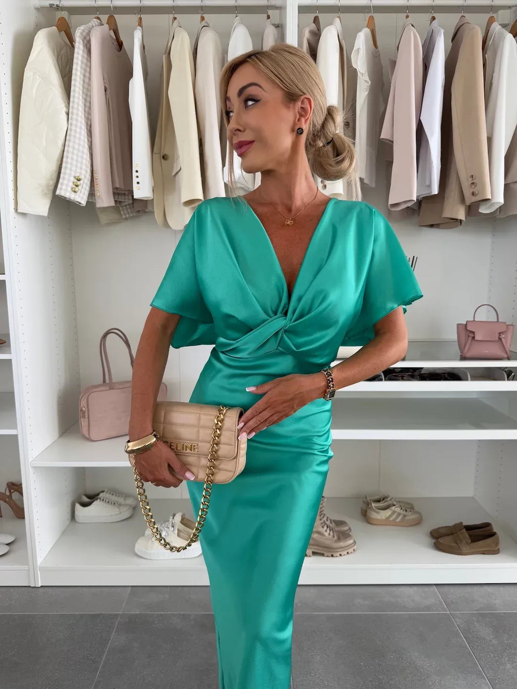 Mernes | Vestido con nudo cruzado - Ana ruiz 