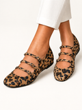 Poliana | Bailarinas con Estampado de Leopardo en estudio premium - Ana Ruiz