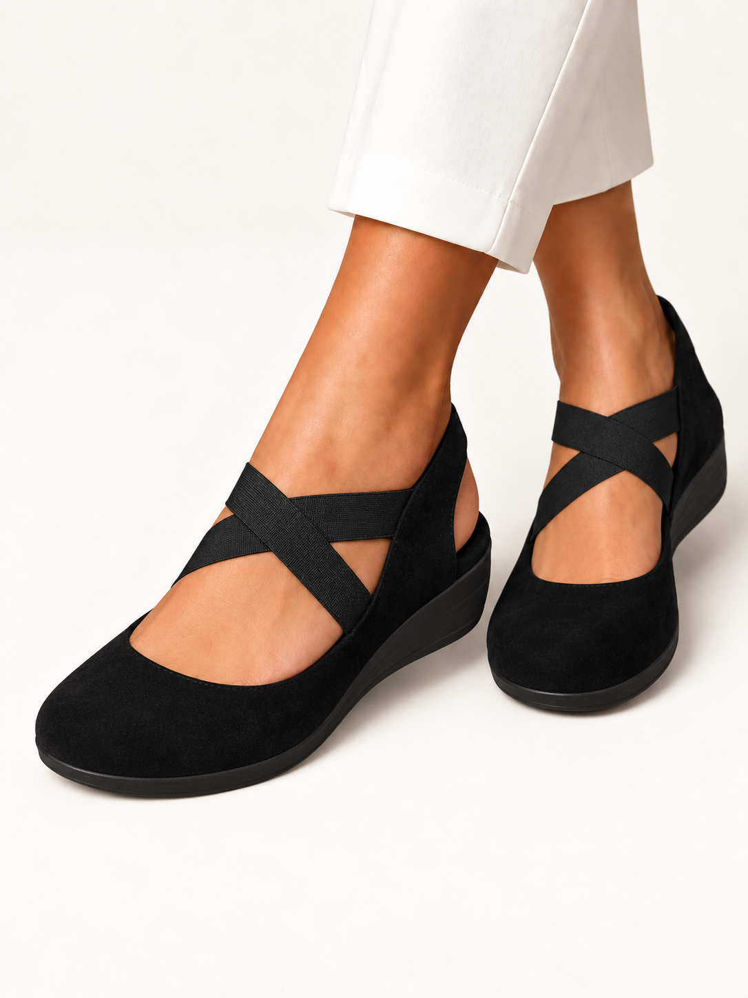 Regina | Zapatos de Cuña Cerrados en estudio premium - Ana Ruiz