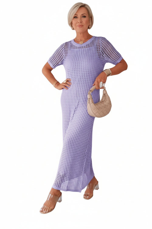 Maria l Vestido largo maxi con aberturas - Ana ruiz 