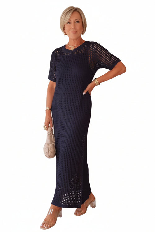 Maria l Vestido largo maxi con aberturas - Ana ruiz 