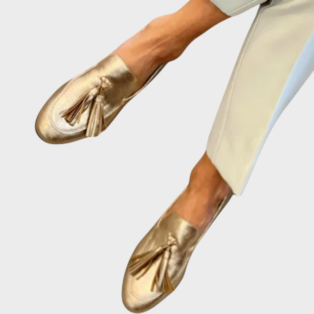 Cloe | Mocasines Dorados - Ana ruiz 